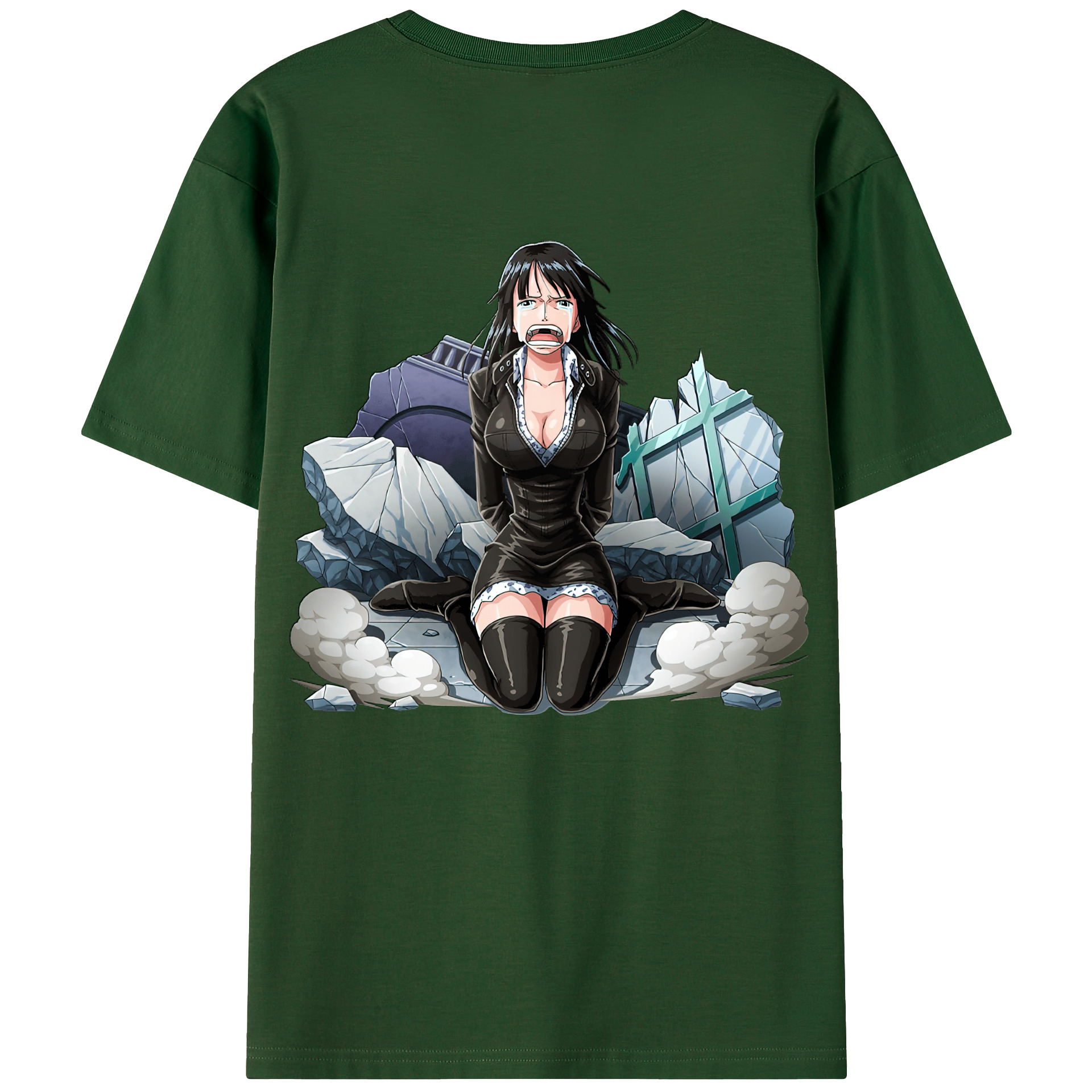 ワンピース ニコ・ロビン ONE PIECE Nico Robin 綿100％半袖Tシャツ（背面プリント）